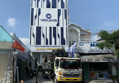 Thi công bảng hiệu BĐS VICILAND
