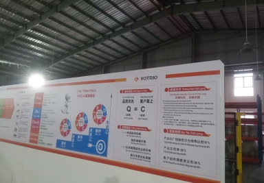 Foam dán decal vách nhà xưởng, KCN Visip 2, Bình Dương