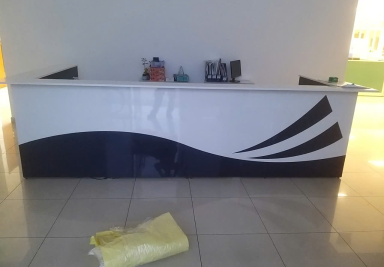 Tranh trí vách văn phòng, KCN ViSip 2, TP. Tân Uyên