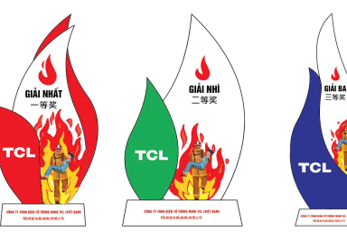 kỷ niệm chương pha lê in UV