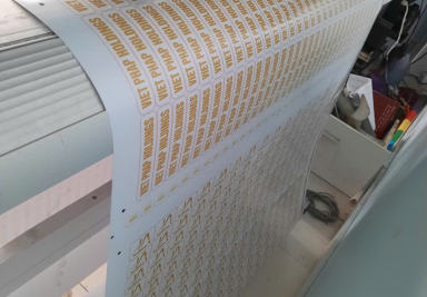 Decal cán màng, bế thành phẩm 