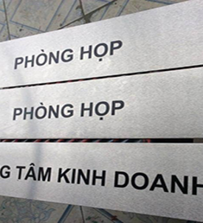 Bảng Tên Phòng Ban