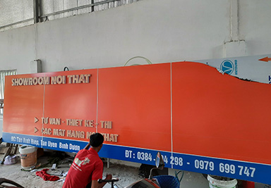 BẢNG HIỆU SHOWROM VÀ PHÒNG VÉ 