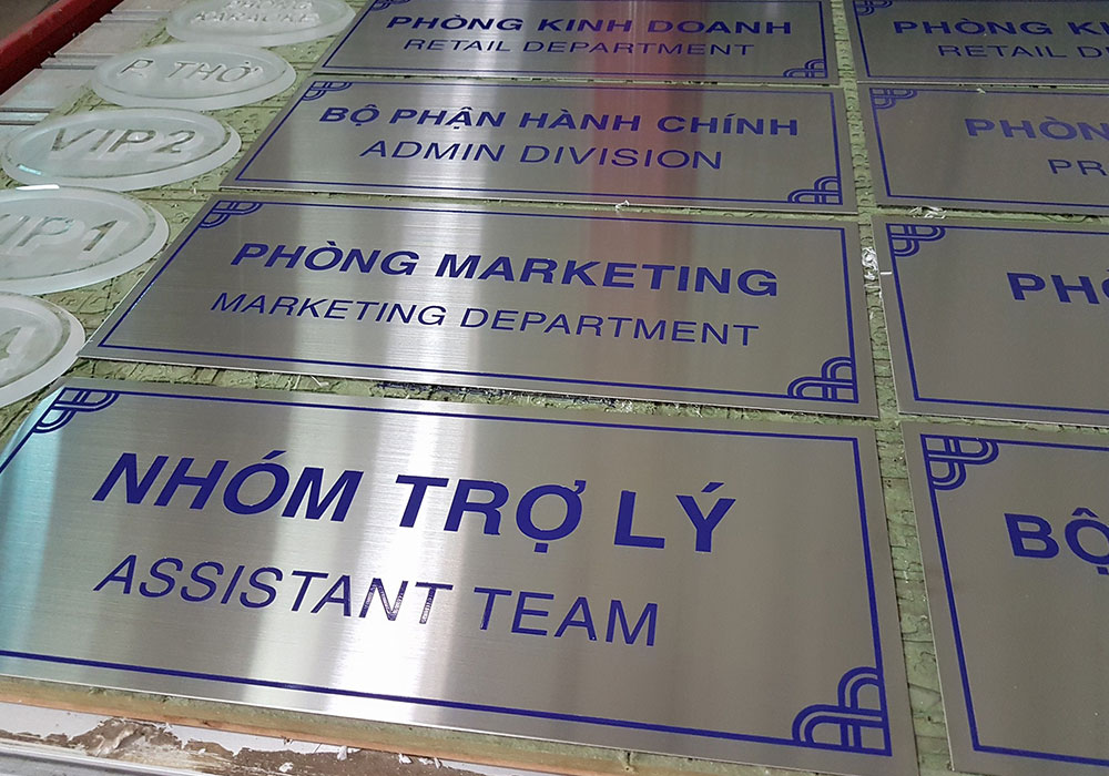 Bảng Tên Phòng Ban Cao Cấp Sang Trọng
