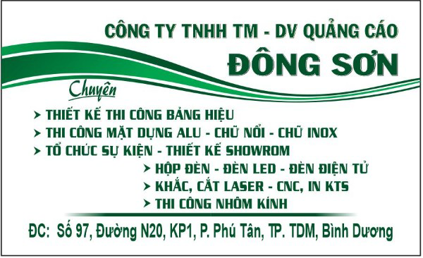 Quảng Cáo Đông Sơn - Bình Dương