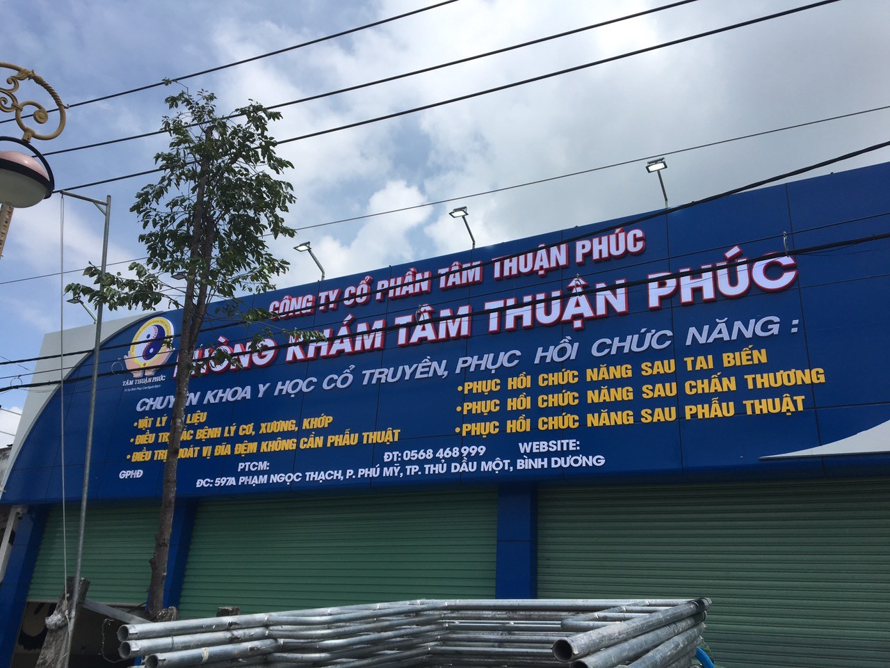 Thi công bảng hiệu PHÒNG KHÁM CHỨC NĂNG 