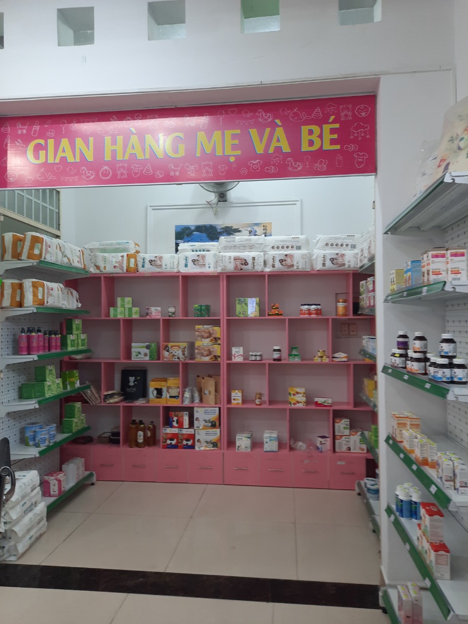 Thi công bảng hiệu MẸ & BÉ TẠI THỦ DẦU MỘT, BD