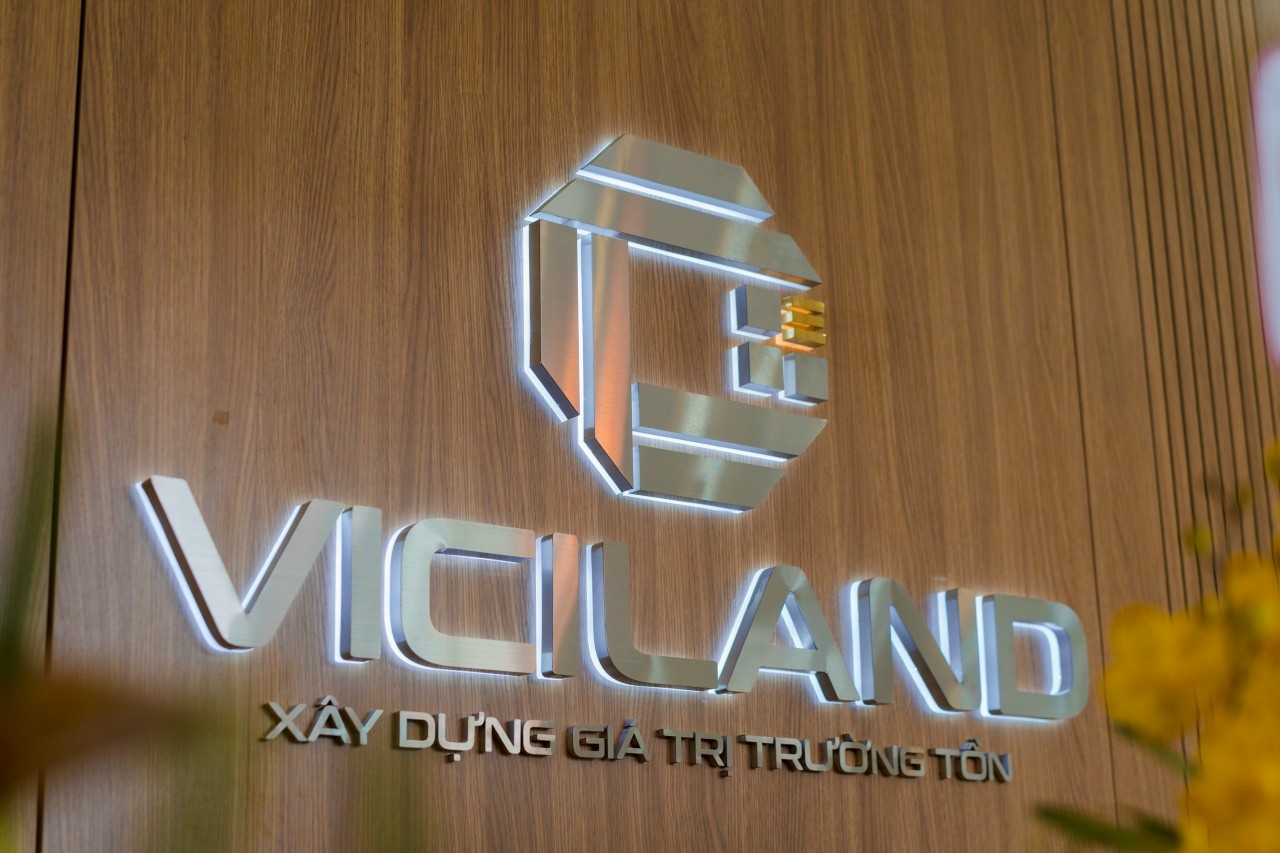 Thi công bảng hiệu BĐS VICILAND