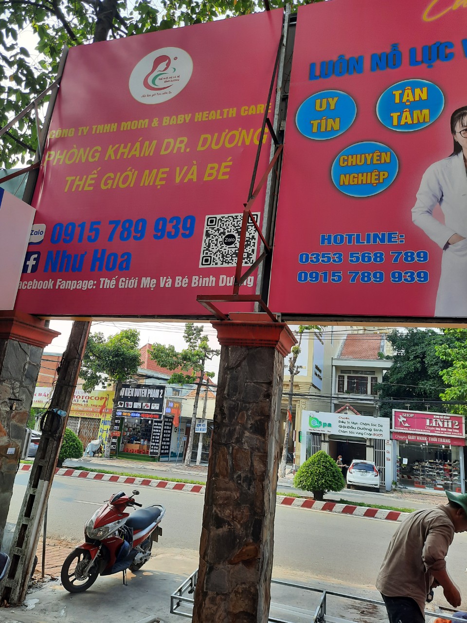 Thi công bảng hiệu MẸ & BÉ TẠI THỦ DẦU MỘT, BD