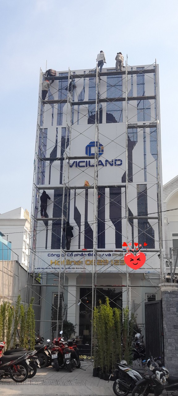 Thi công bảng hiệu BĐS VICILAND