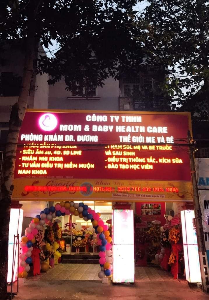 Thi công bảng hiệu MẸ & BÉ TẠI THỦ DẦU MỘT, BD