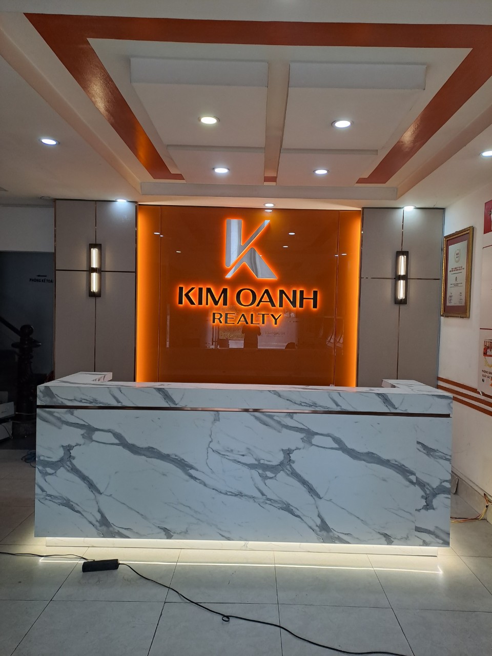 Thi công bảng hiệu Kim Oanh Group Chi Nhánh Bình Dương