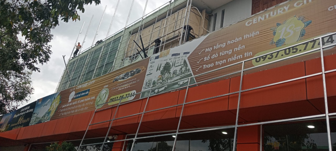 Thi công bảng hiệu Kim Oanh Group Chi Nhánh Bình Dương