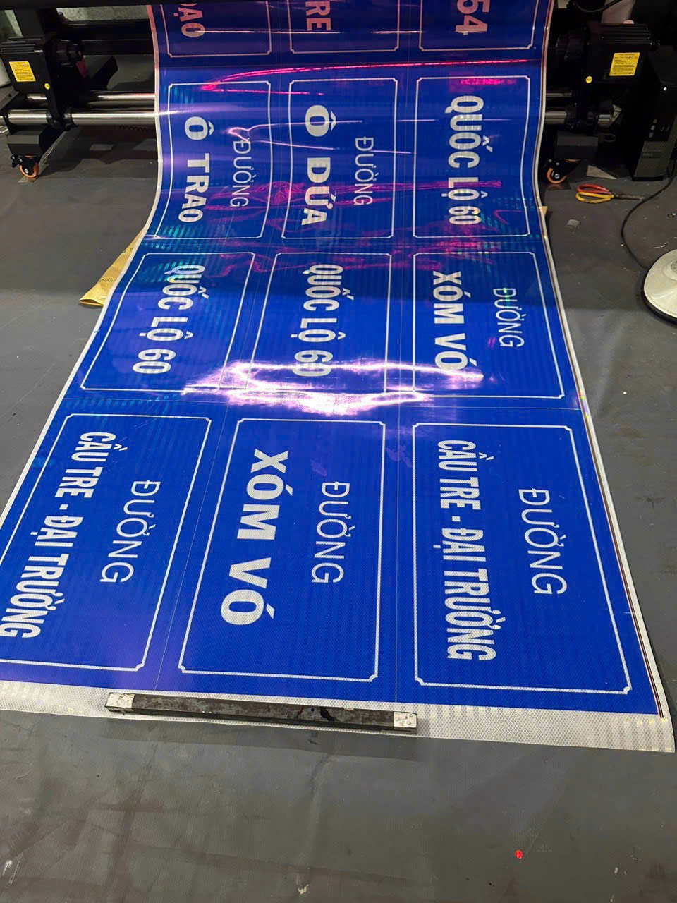 In decal phản quang, decal UV, Inox In UV 