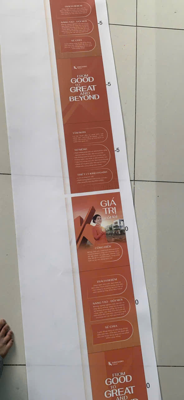 In vải canvat Tòa nhà Kim Oanh group 219 Xô Viết Nghệ Tĩnh, Hồ Chí Minh