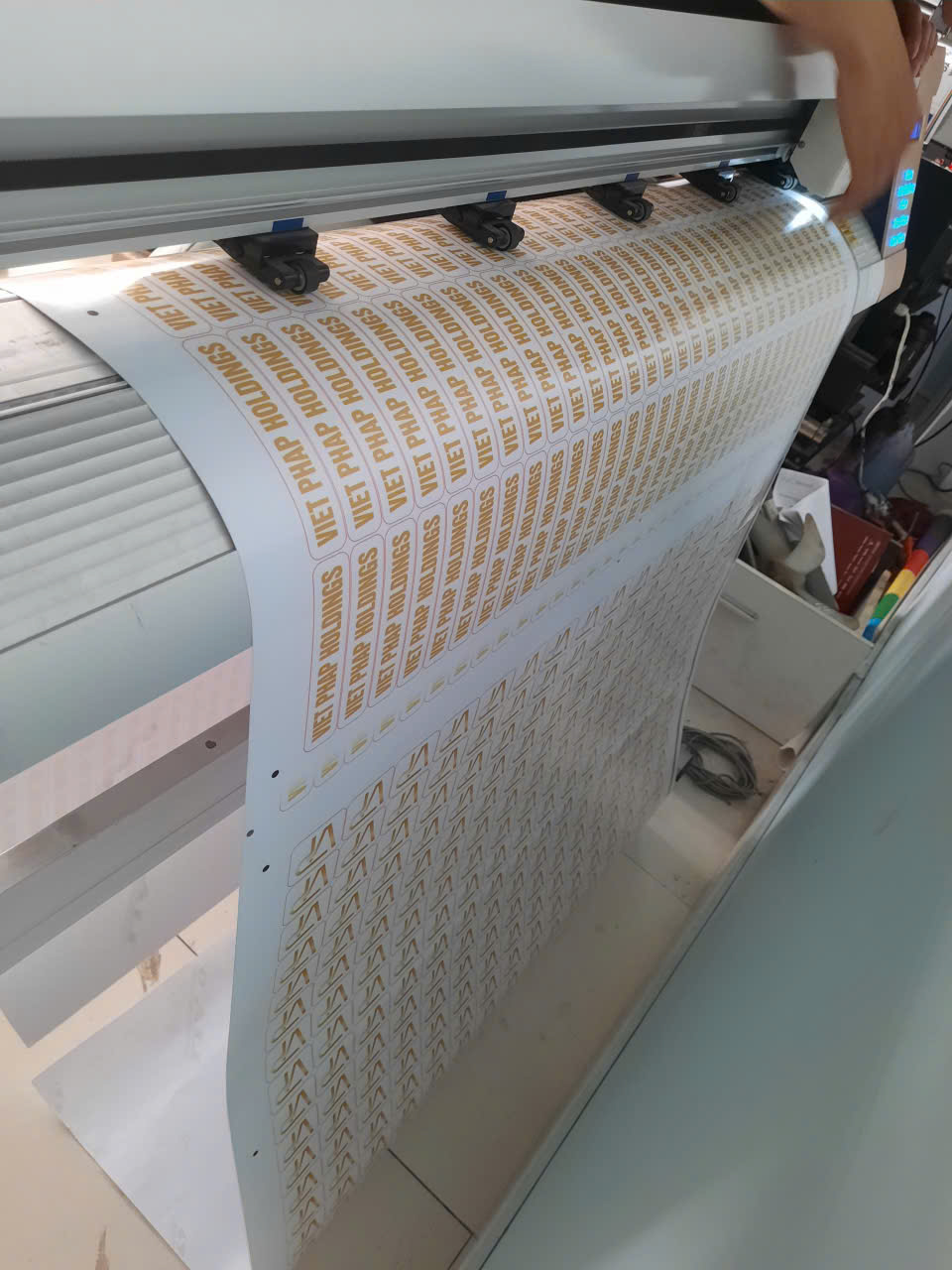 Decal cán màng, bế thành phẩm 