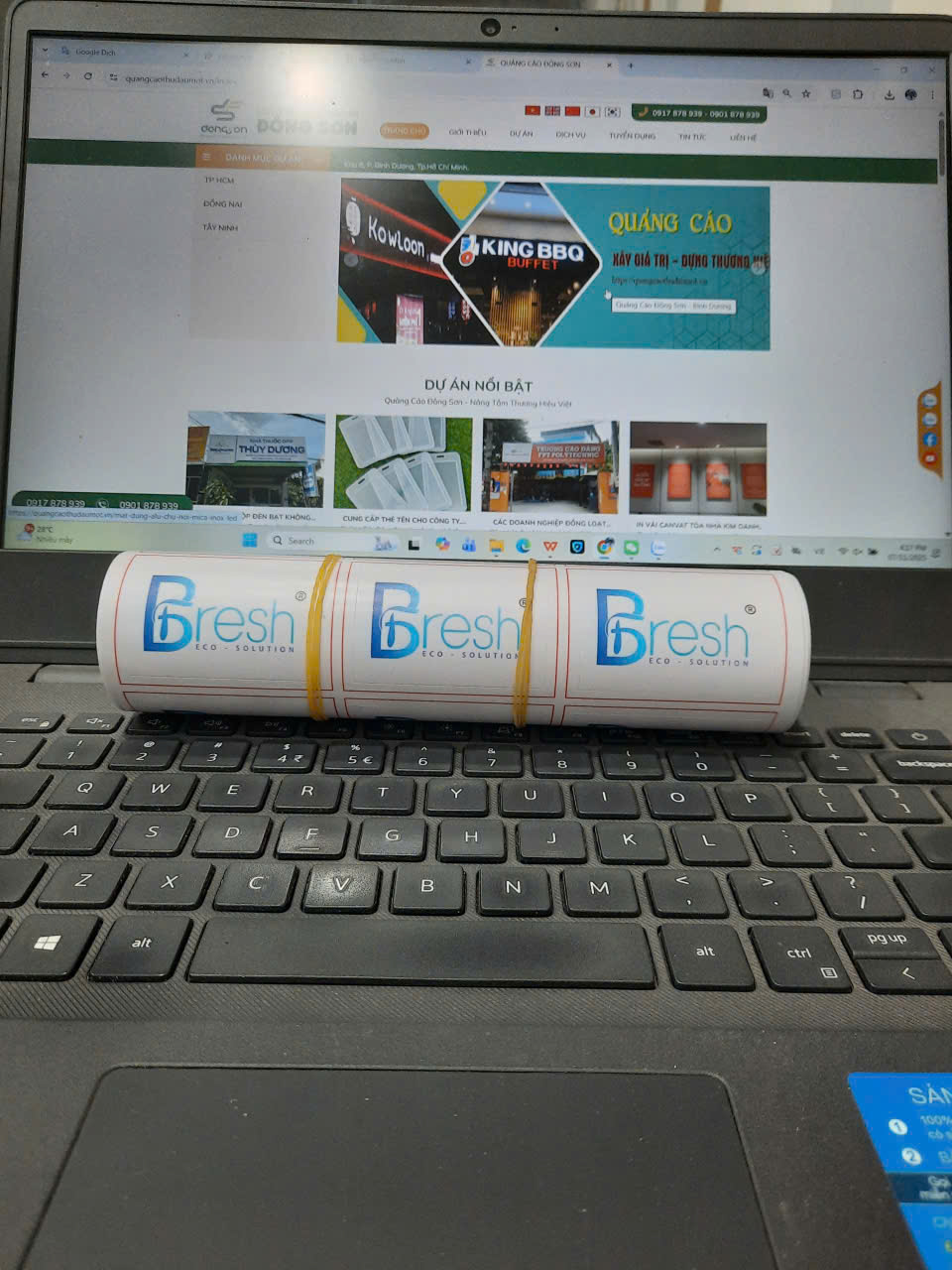 Decal cán màng, bế thành phẩm 